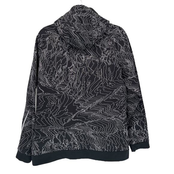 Nike All Over Print Hoodie Mens L Dri-Fit Pullover Hooded Sweatshirt Swoosh - Picture 2 of 6
